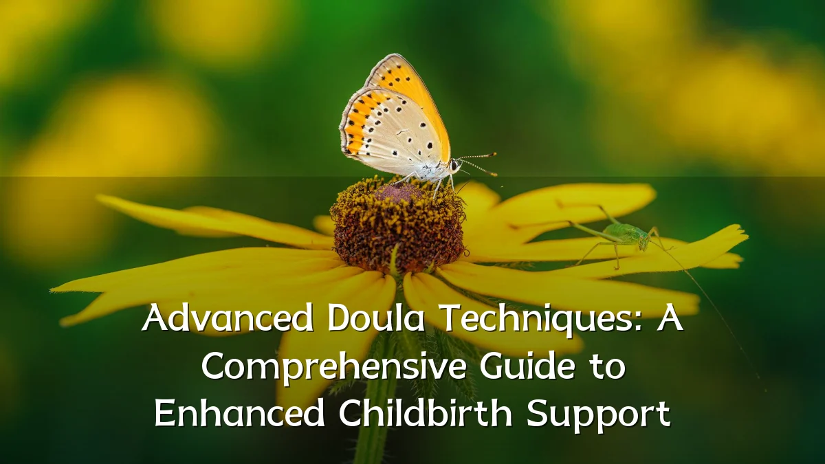 Advanced Doula Techniques: A Comprehensive Guide to Enhanced Childbirth Support