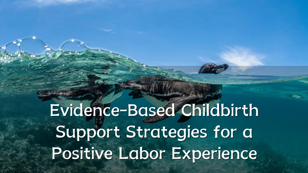 Evidence-Based Childbirth Support Strategies for a Positive Labor Experience