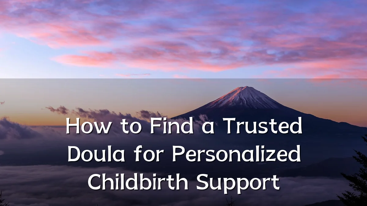 How to Find a Trusted Doula for Personalized Childbirth Support