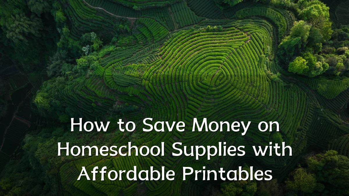 How to Save Money on Homeschool Supplies with Affordable Printables
