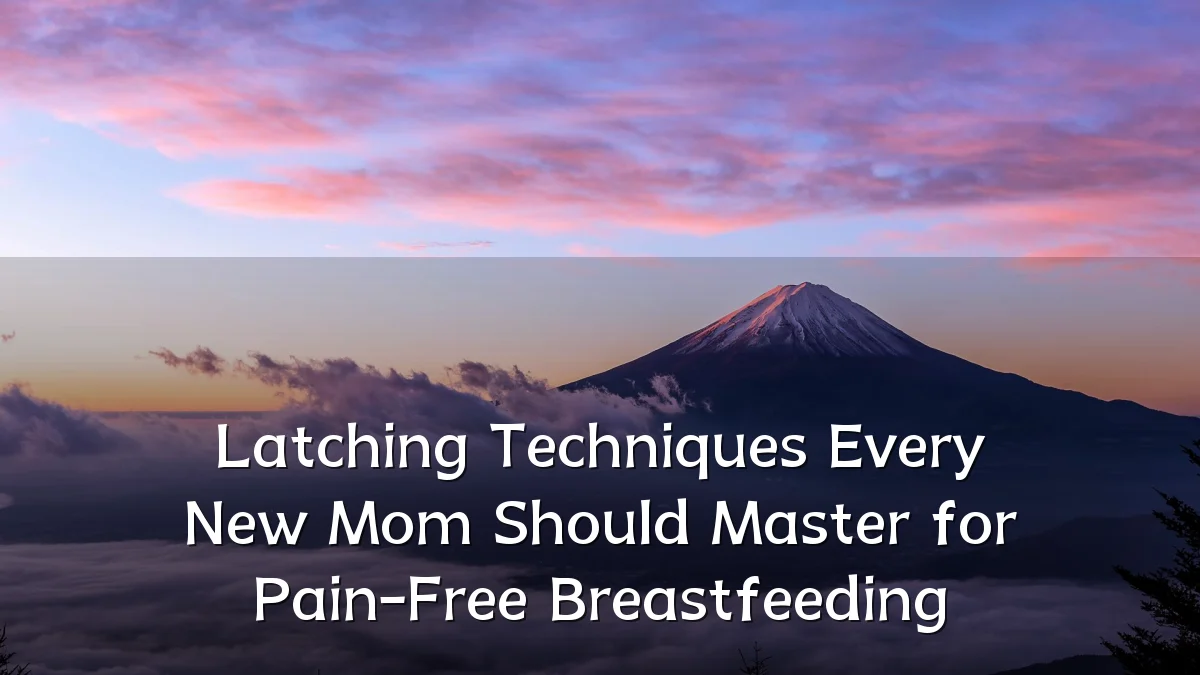 Latching Techniques Every New Mom Should Master for Pain-Free Breastfeeding