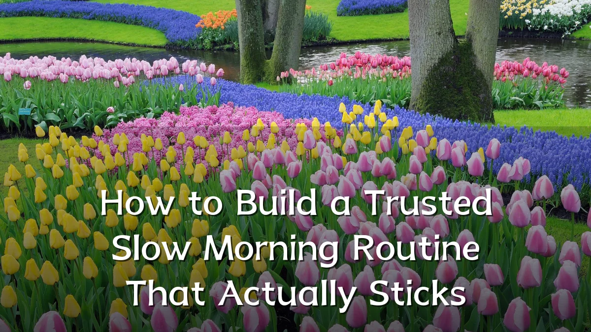 How to Build a Trusted Slow Morning Routine That Actually Sticks